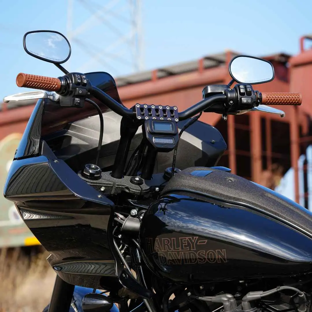 Tc Bros. 1" Tracker Low Handlebar For First Generation Harley-Davidson Tbw—Black 2
