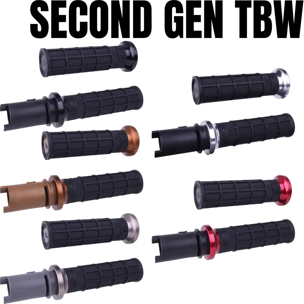 Hart-Luck Lock-On Grips For Harley-Davidson Second Generation Throttle-By-Wire Motorcycles 1