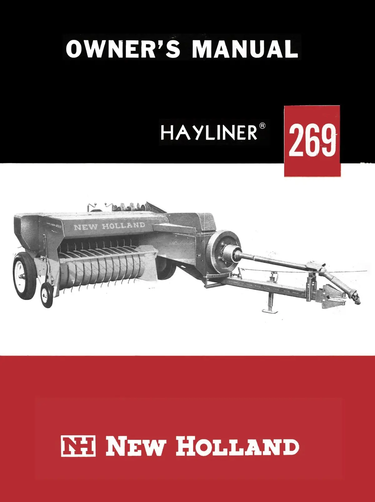 New Holland Hayliner 269 Baler - Owner's Manual 1