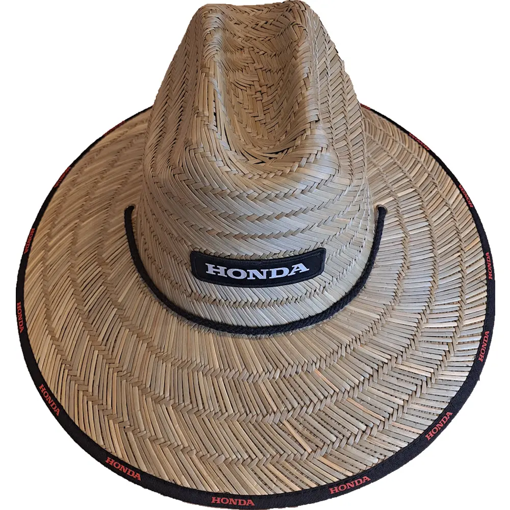 Honda Straw Hat - Black (Ppe) (L08sh020b) 1