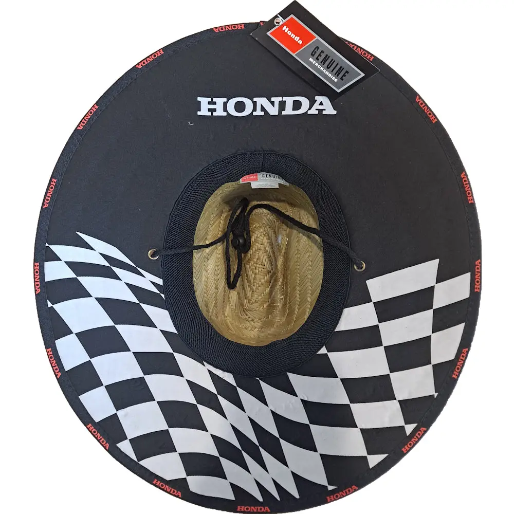 Honda Straw Hat - Black (Ppe) (L08sh020b) 2