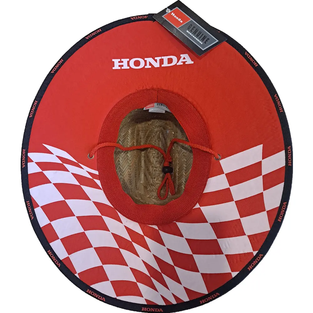 Honda Straw Hat - Red (Ppe) (L08sh020r) 2