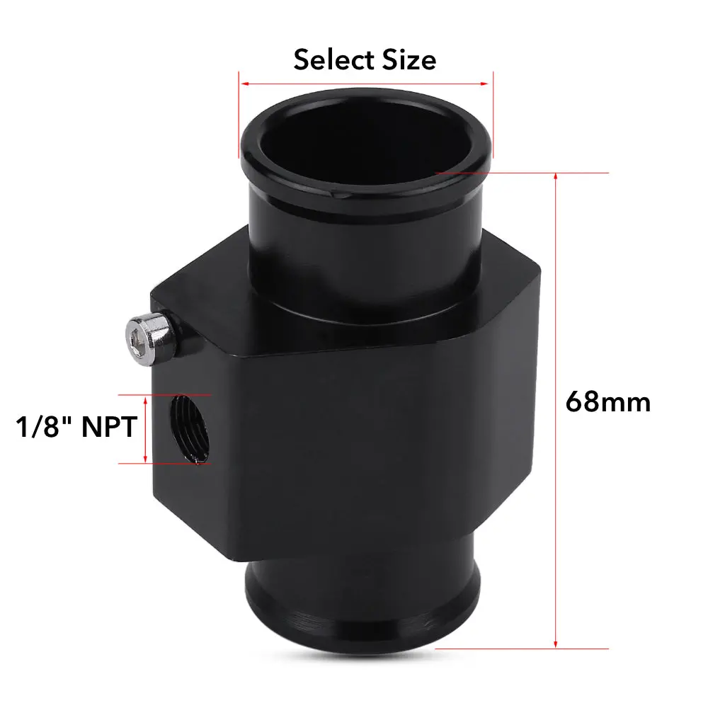 Dual 14-15 Inch 180W Electric Fan Radiator Hose Adapter Temp Switch Wire Kit 5