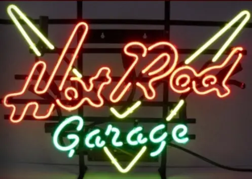 Hot Rod Garage Medium Neon 1
