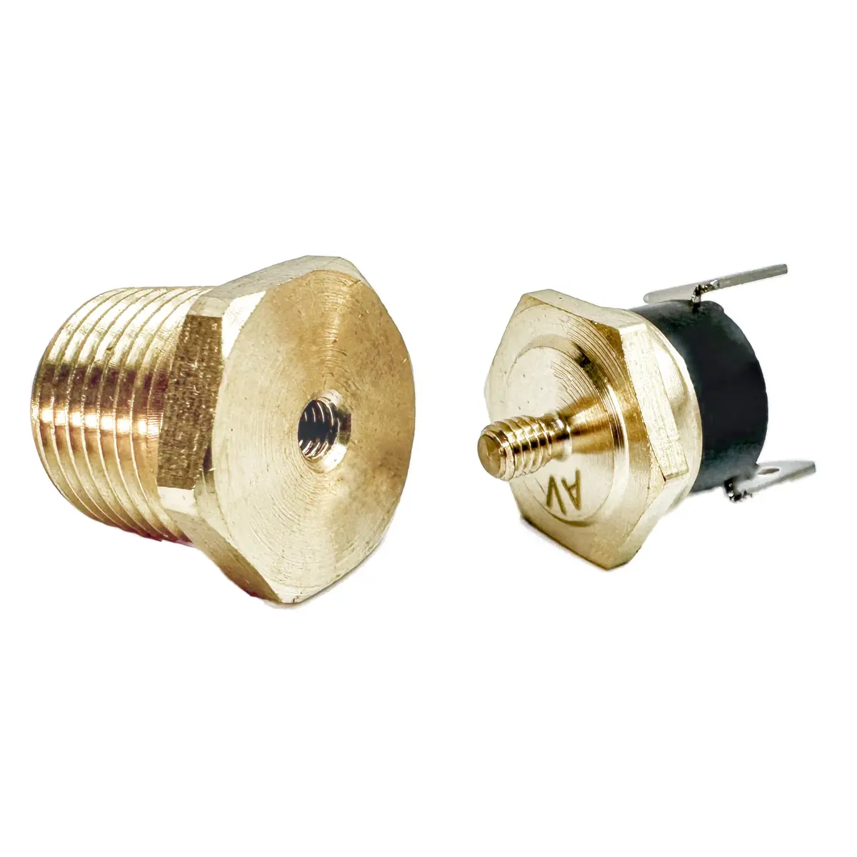 2 Pin Electric Radiator Fan Npt Thread Temperature Thermostat Switch Sensor 1