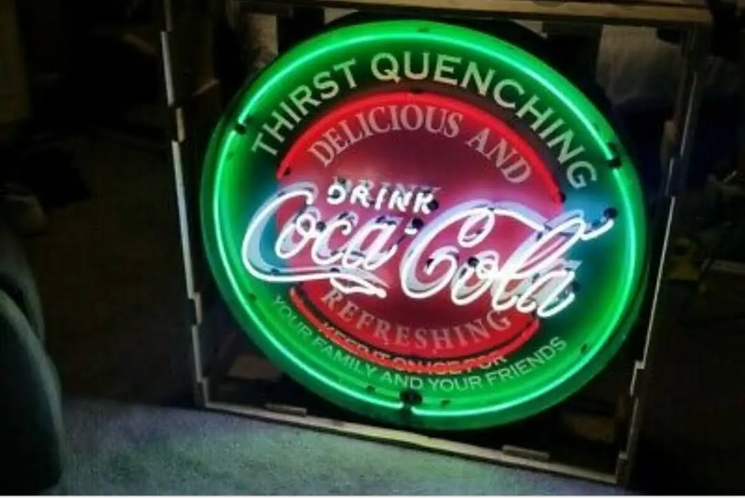 Coke Thirst Quenching Large Neon 1