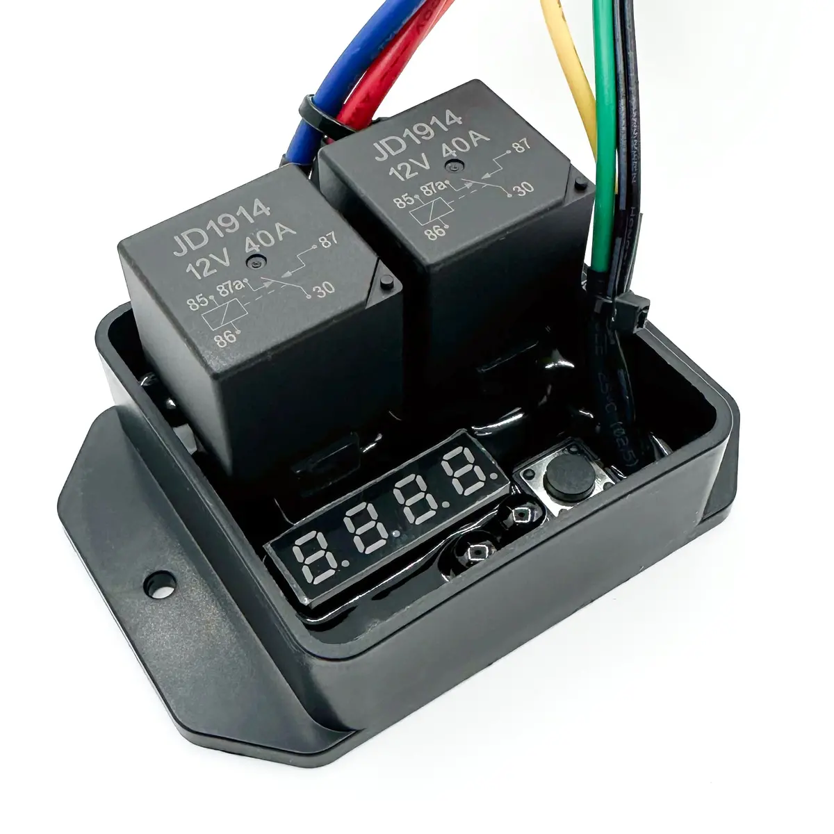 Digital Adjustable Electric Fan Thermostat Temp Switch Hose Adapter Kit 5