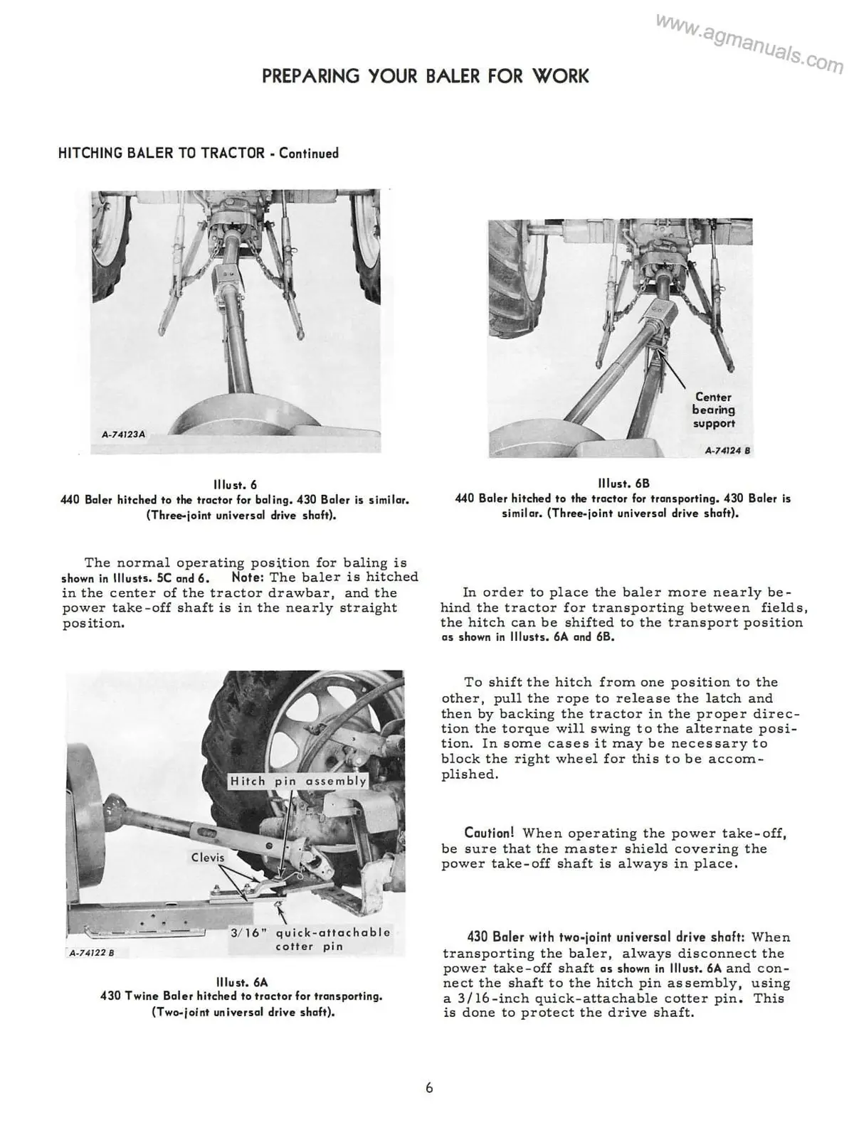 International 430 And 440 Balers Operator's Manual 2