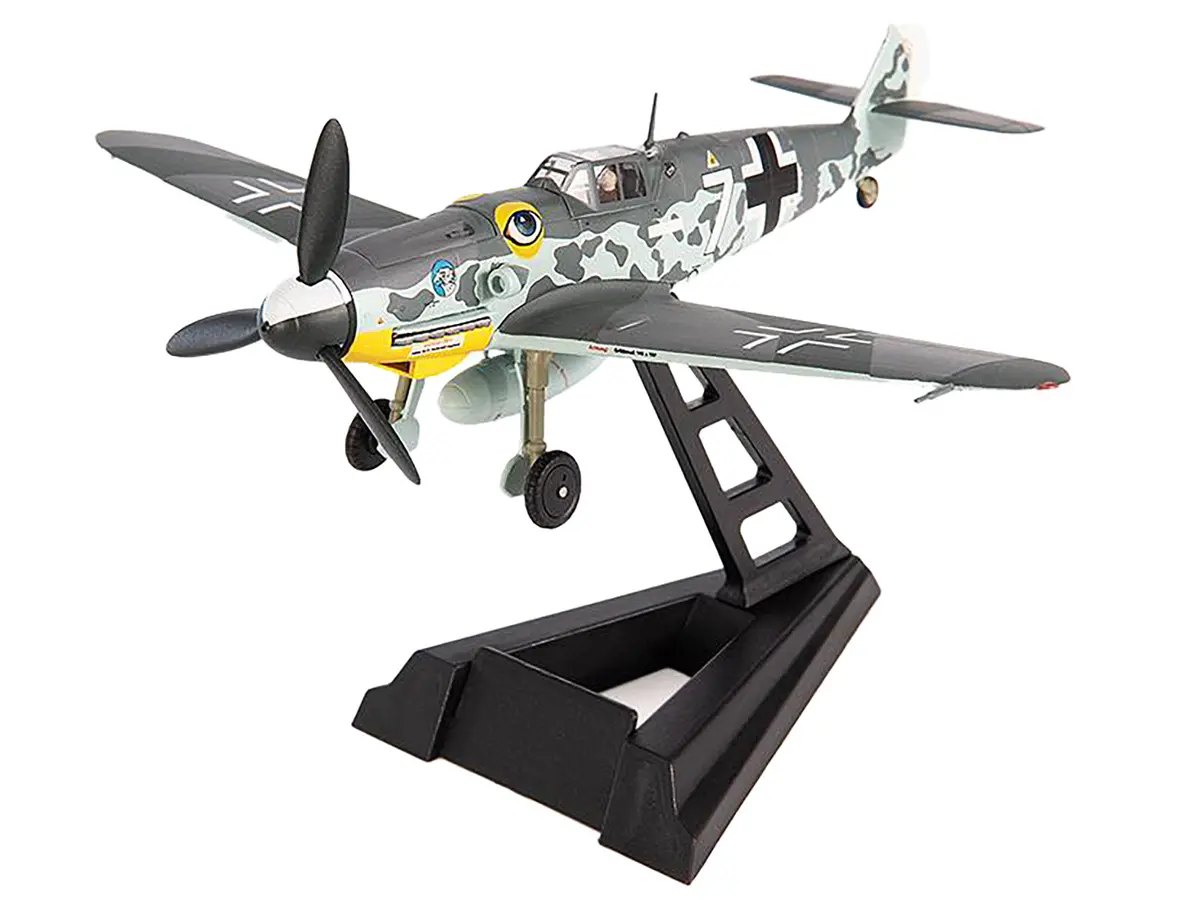 Messerschmitt Bf 109G-6 Fighter Aircraft "Jg 51 Bulgaria" (1944) German Luftwaffe 1/72 Die Cast Model By Jc Wings 2