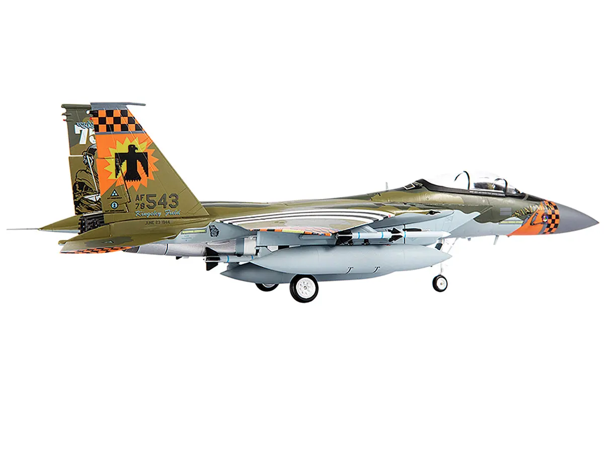 Mcdonnell Douglas F-15C Eagle Fighter Plane "U.S. Ang 173Rd Fighter Wing" (2020) 1/72 Diecast Model By Jc Wings 2