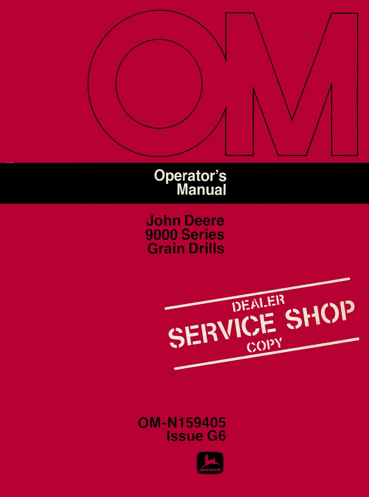 John Deere 9000 Series Grain Drills Operator's Manual 1