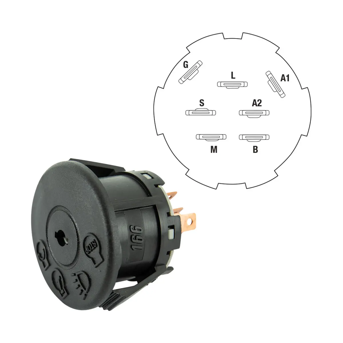 John Deere Ignition Switch (Swt6459) 1