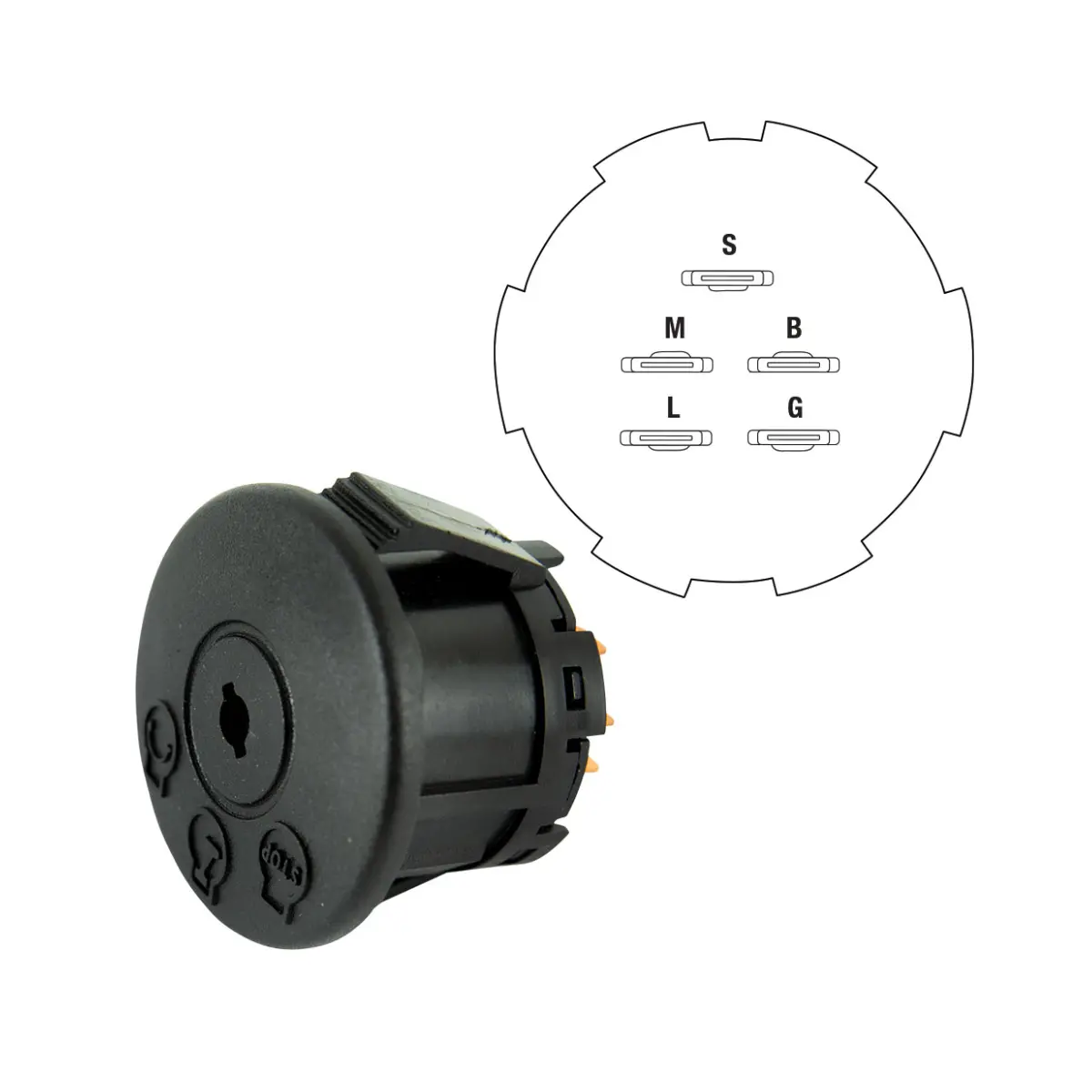 John Deere Ignition Switch (Swt7870) 1
