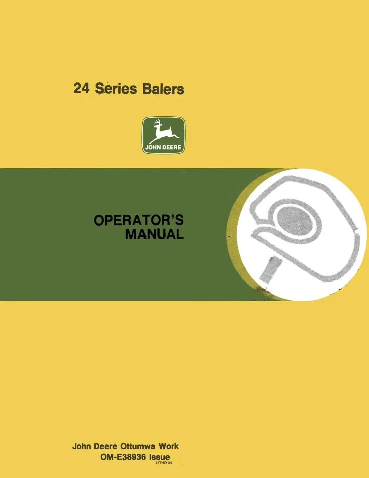 John Deere 24 Series Baler Operator's Manual 1