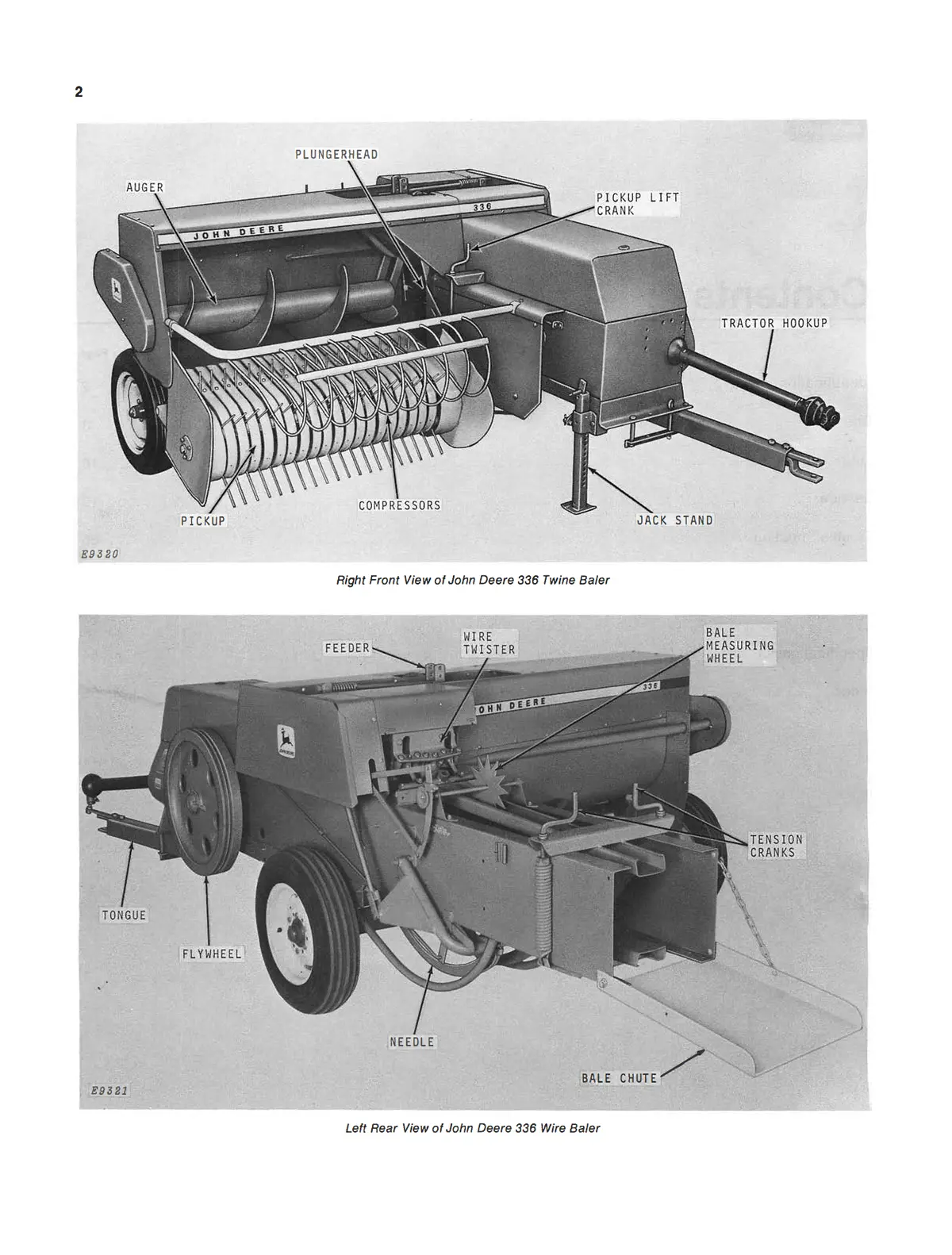 John Deere 336 Balers Operator's Manual 2
