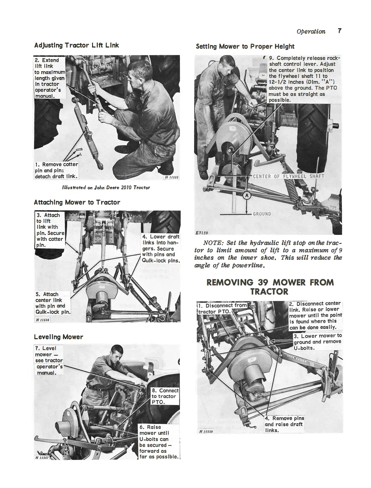 John Deere 37, 38 And 39 Mowers - Operator's Manual 2
