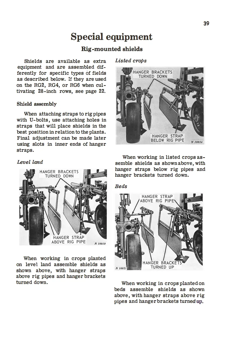 John Deere Rg Series Row-Crop Cultivators Operator's Manual 2