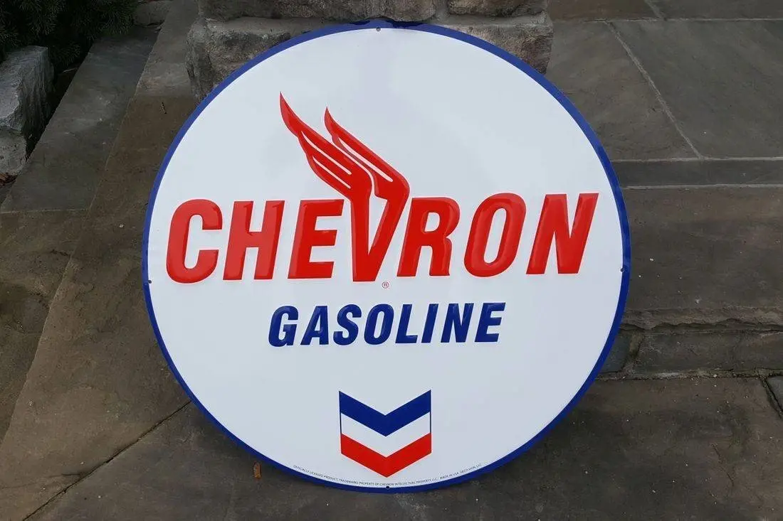 24" Chevron Gasoline 1
