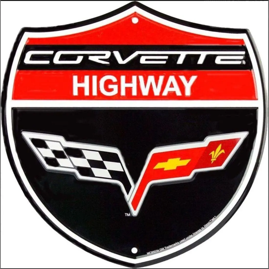 24" Corvette Shield 1