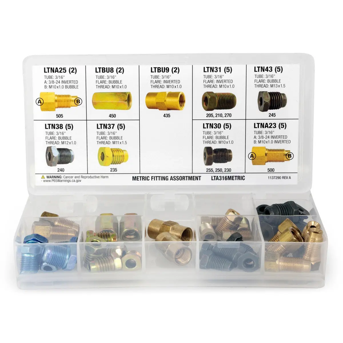 3/16" Metric Fitting Assortment | 9 Sku 1