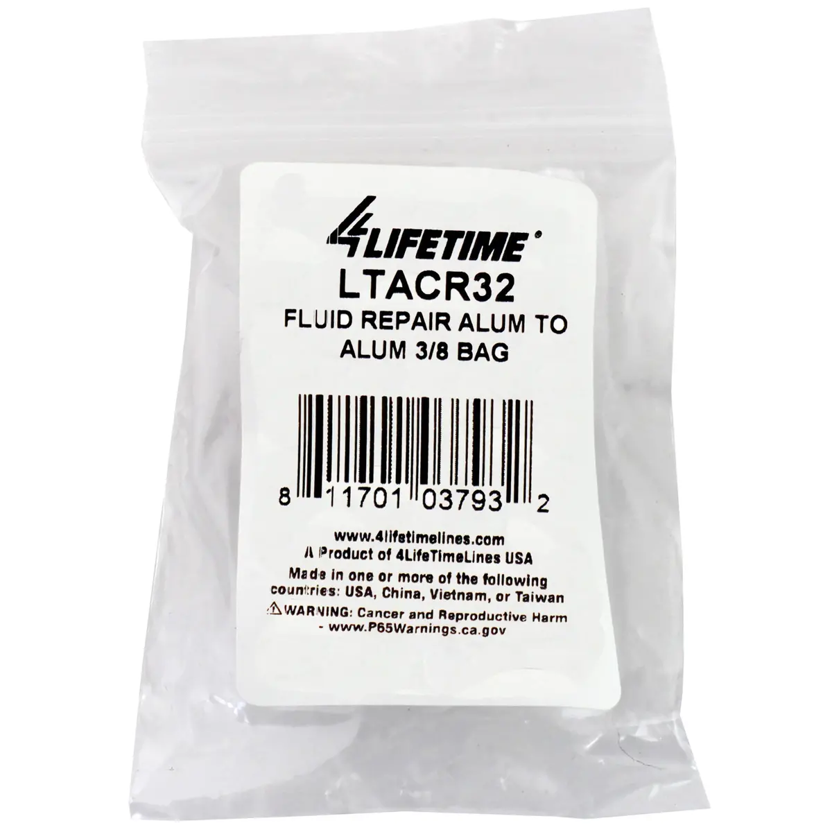 3/8" Repair Union - Aluminum To Aluminum 2