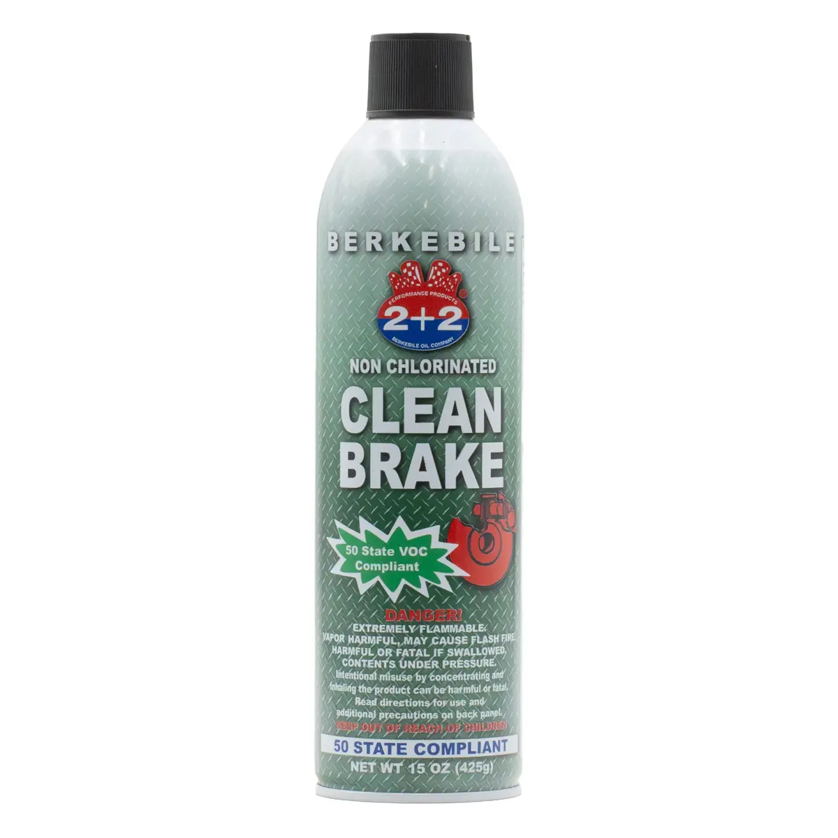 Berkebile 2+2® Clean Brake 50-State Formula – Non-Chlorinated Brake Parts Cleaner 1