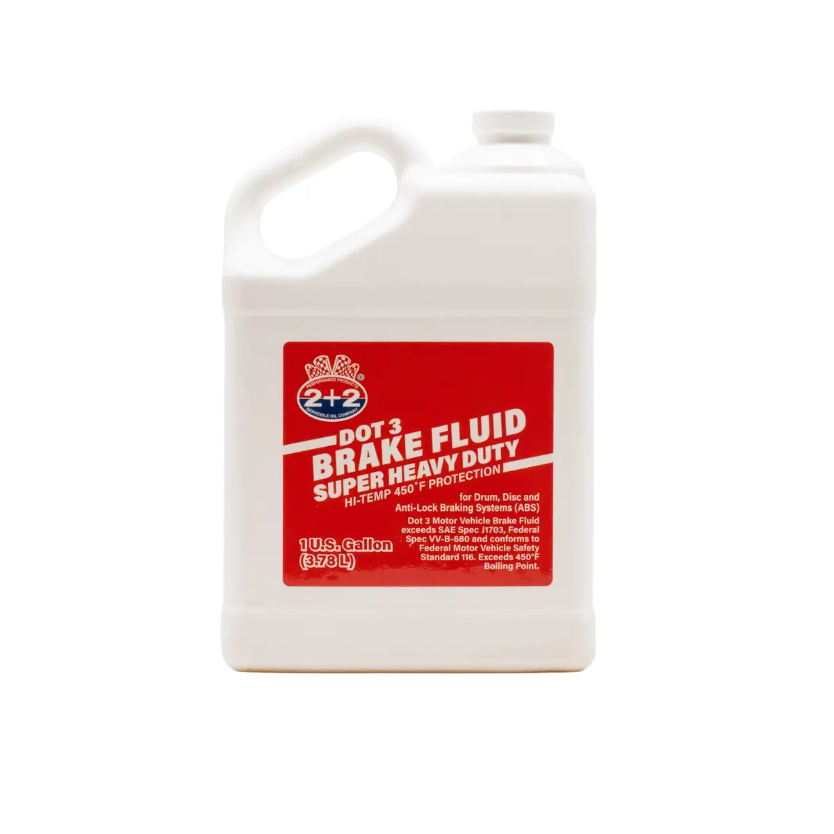 Berkebile 2+2® Dot 3 Brake Fluid – 1 Gallon Hydraulic Brake Fluid 1