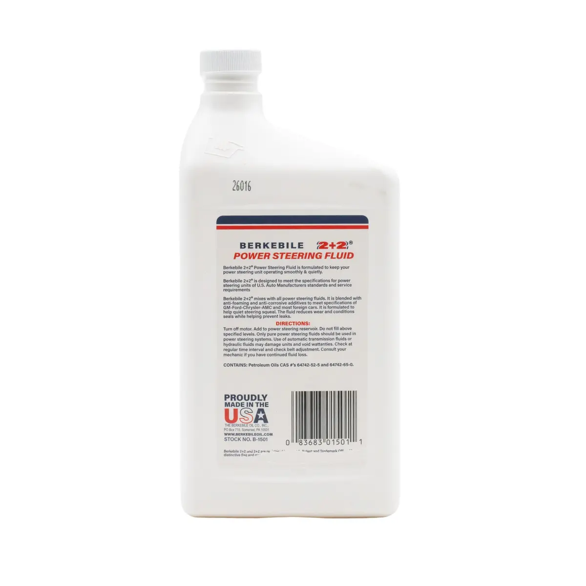 Berkebile 2+2® Power Steering Fluid – 32 Oz Universal Steering Fluid 2