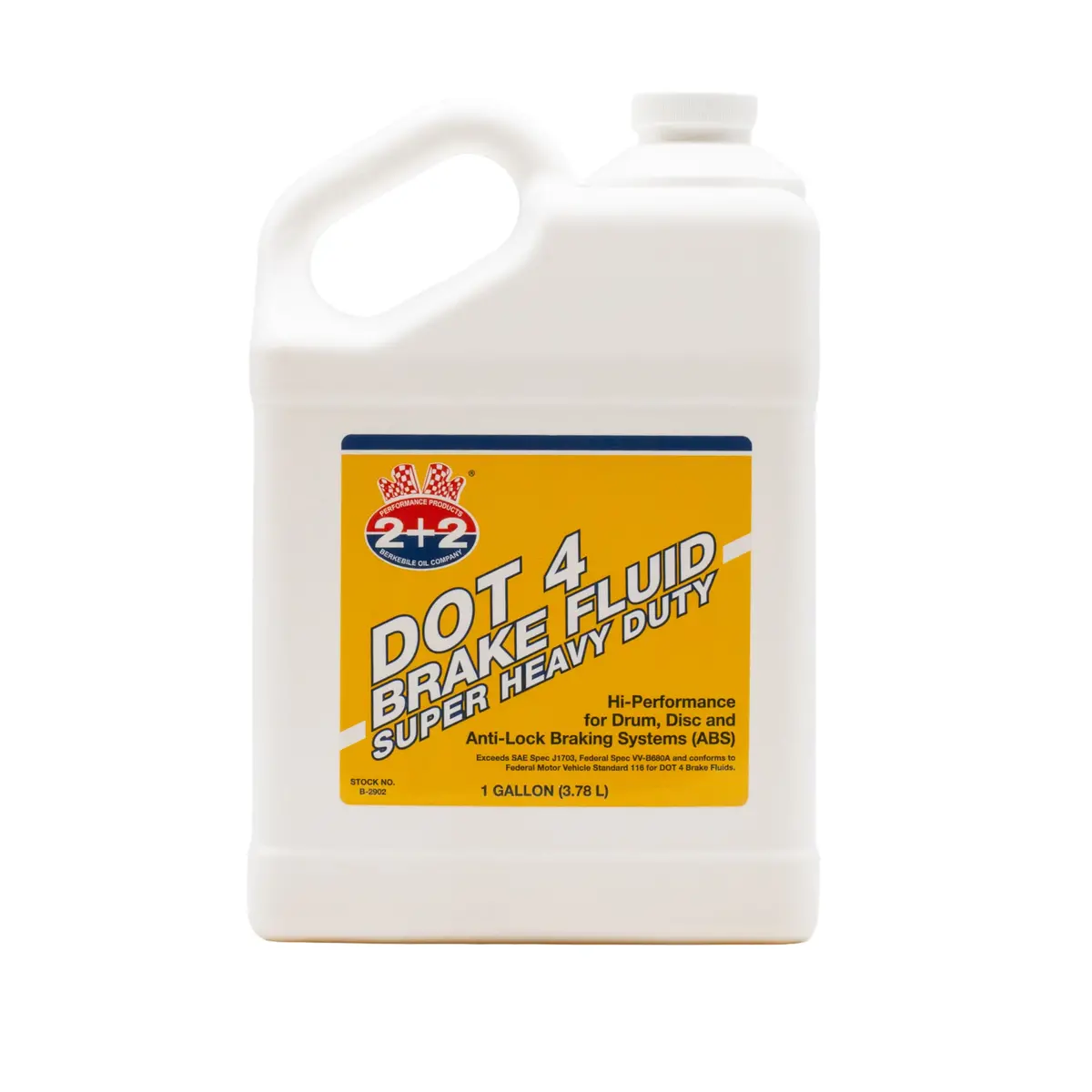 Berkebile 2+2® Dot 4 Brake Fluid – 1 Gallon Hydraulic Brake Fluid 1