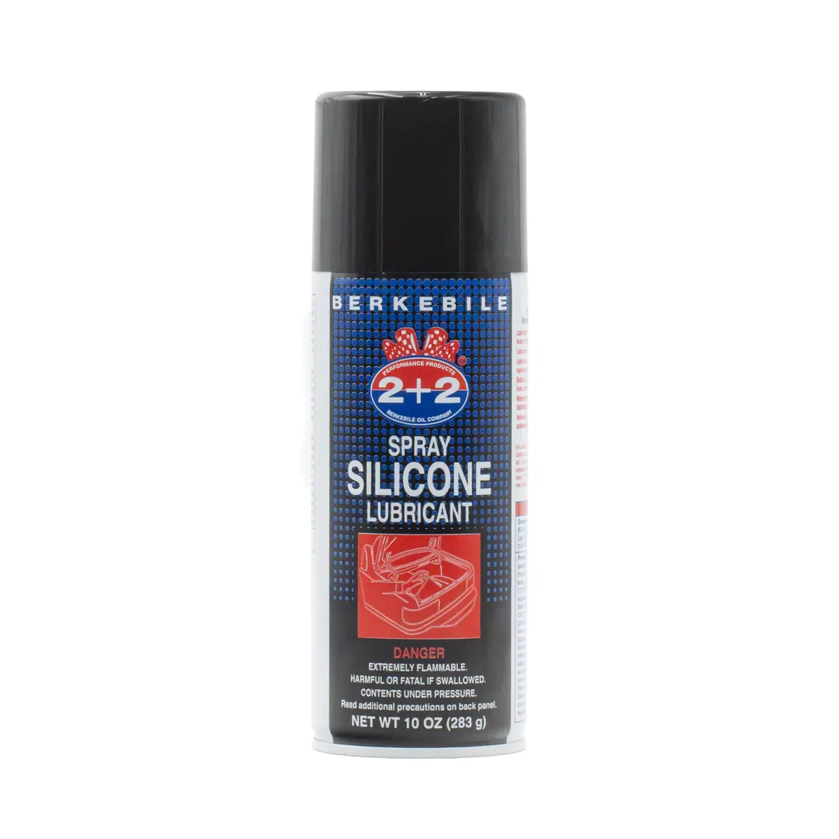 Berkebile 2+2® Spray Silicone Lubricant – 10 Oz Aerosol Multi-Surface Lube 1