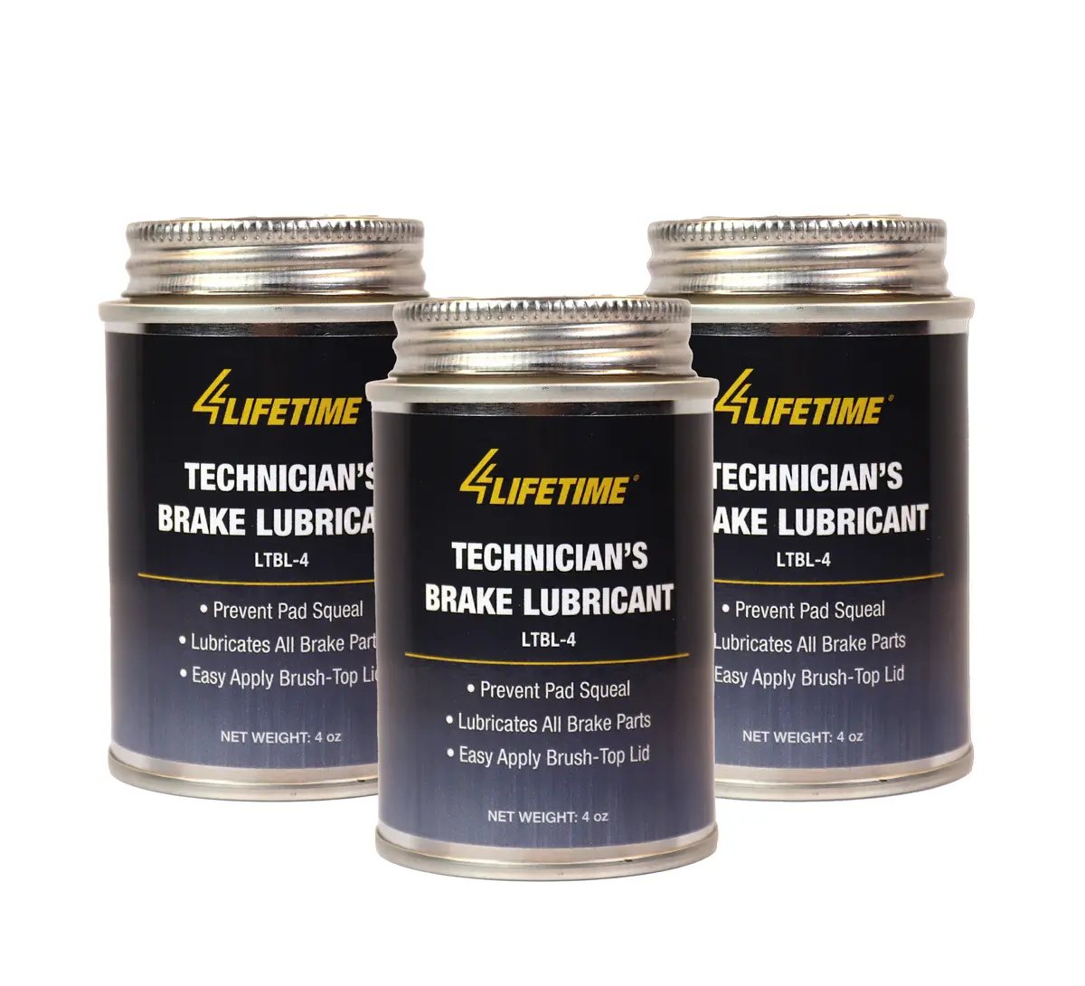 Technician's Brake Lubricant - 4Oz Brush Top - 3 Pack 1