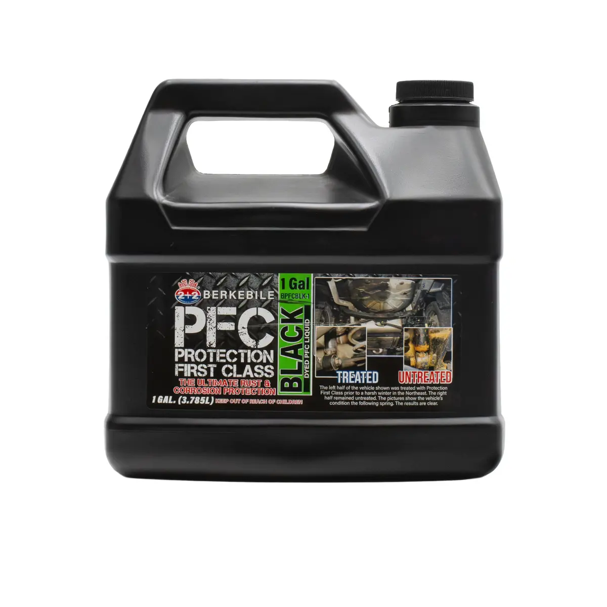 Berkebile 2+2 Pfc Black Undercoating – Rust Prevention, 1 Gallon 1