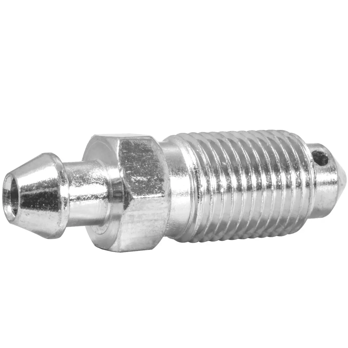 M10x1.0 | 10Mm Hex | 32.8Mm Oal | Brake Bleeder Screw | Stainless Steel | 2Ct 1