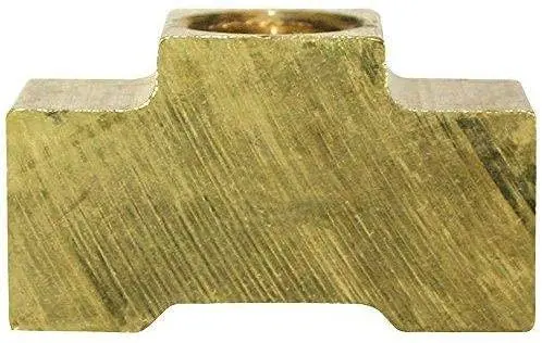 (3/8-24 Inverted) | Brass Brake Line Union Tee | 10Ct 1