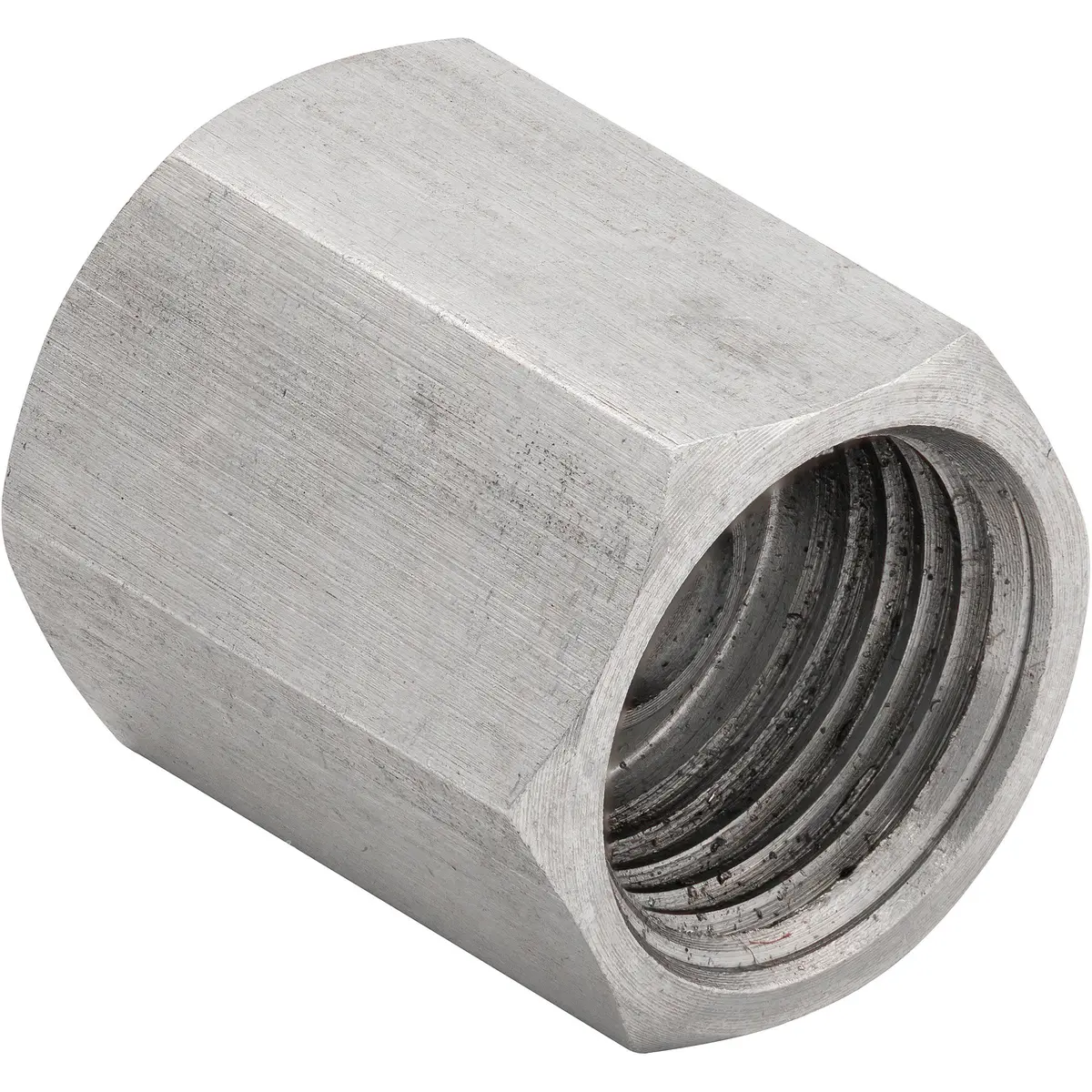 Brake Line Union | 1/4" (7/16-24 Inverted) | Stainless Steel | 10Ct 1