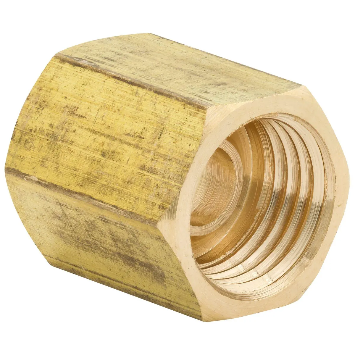 5/16" (1/2-20 Inverted) Brass Brake Line Union | 10Ct 2
