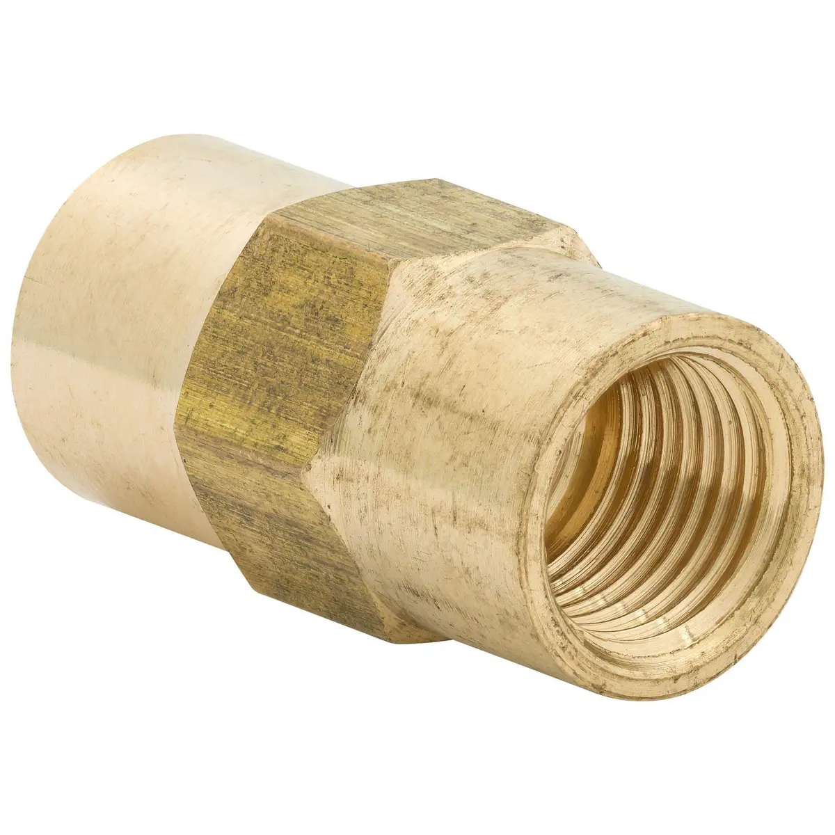 3/16" (Metric 10X1.0 Inverted) Brass Brake Line Union | 10Ct 2