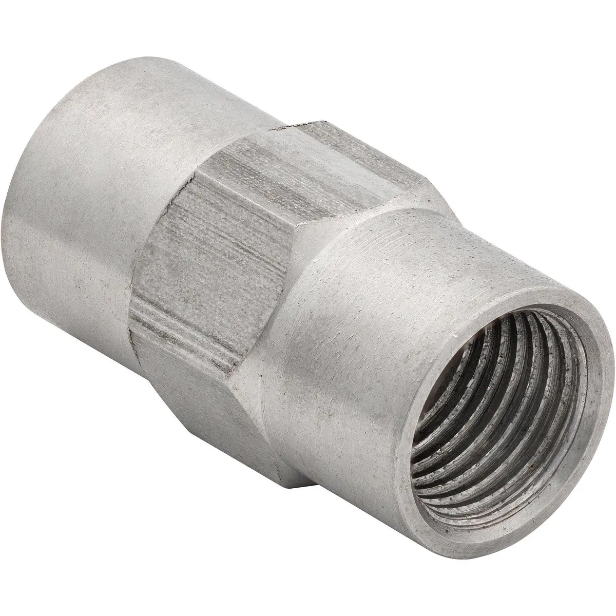 3/16" (M10x1.0 Inverted) Stainless Steel Brake Line Union | 10Ct 1