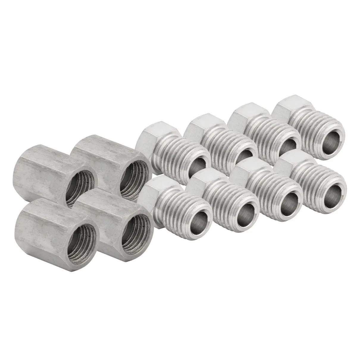 3/16" Brake Line Replacement Union Kit Stainless Steel 1