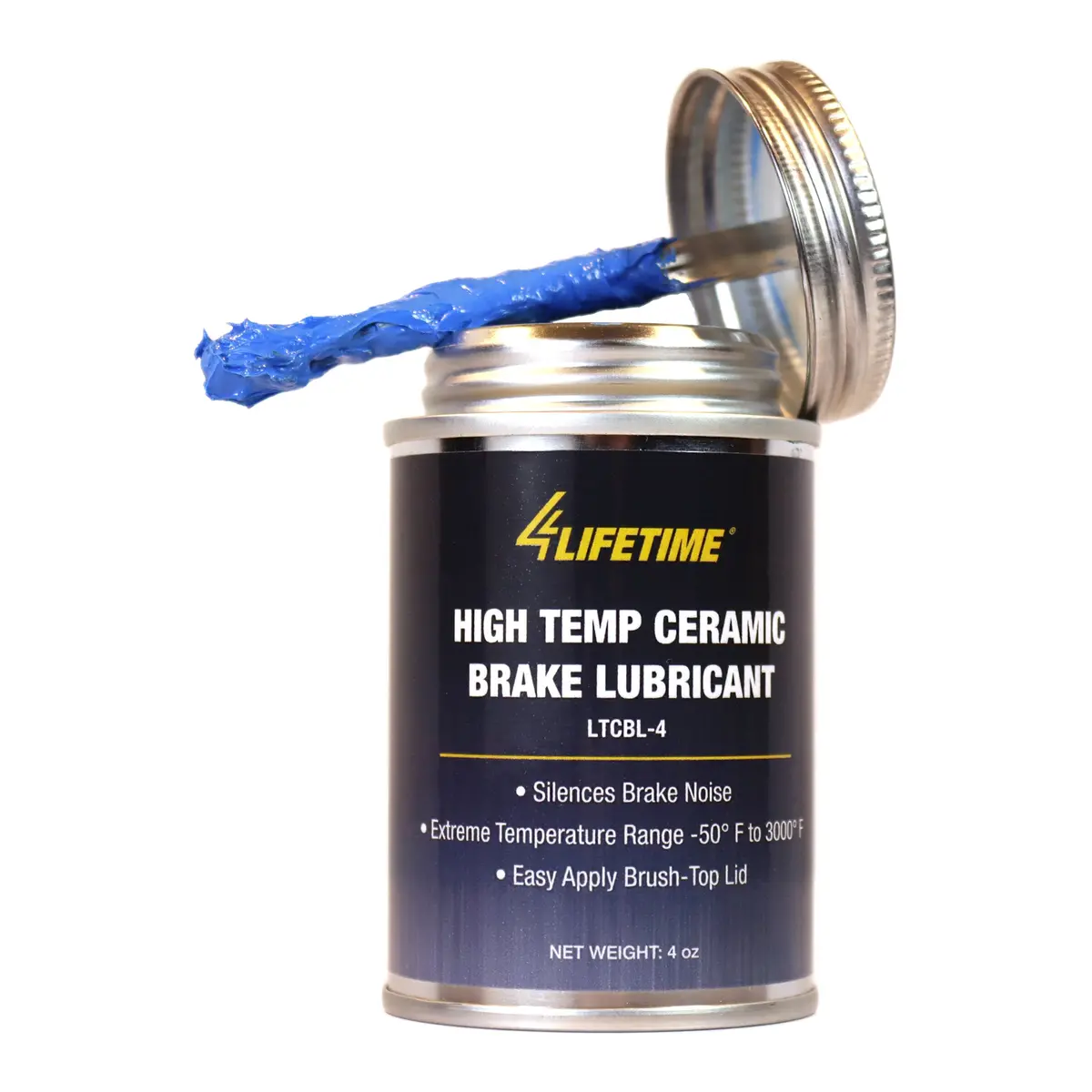 High Temperature Ceramic Brake Lubricant - 4Oz Brush Top 2