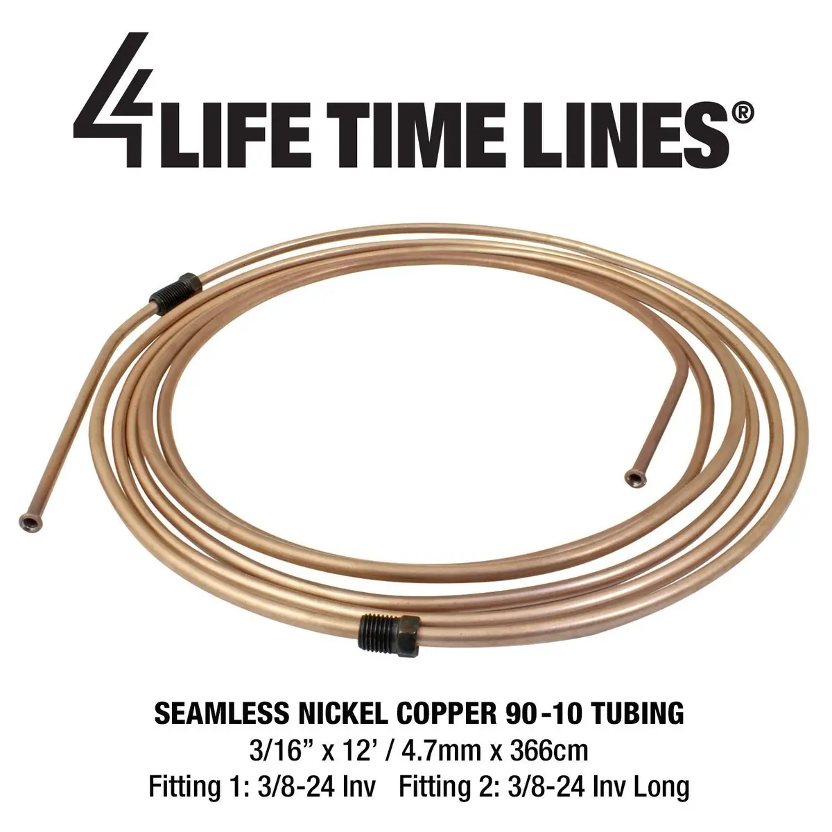 3/16" X 12' | Copper-Nickel Coil | Flared & Fitted 2