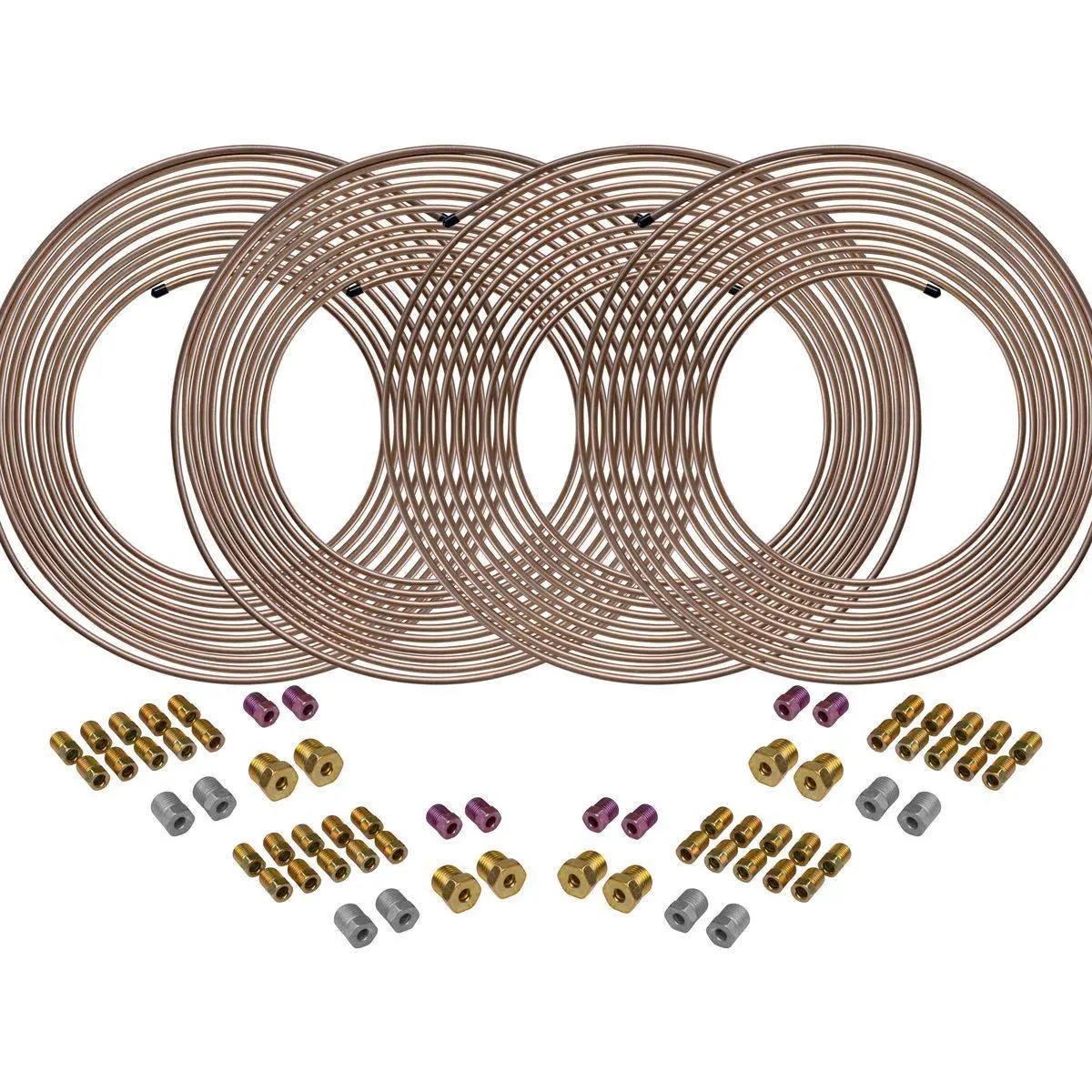 3/16" X 25' | Copper-Nickel Brake Line Kits | 4 Kits 2