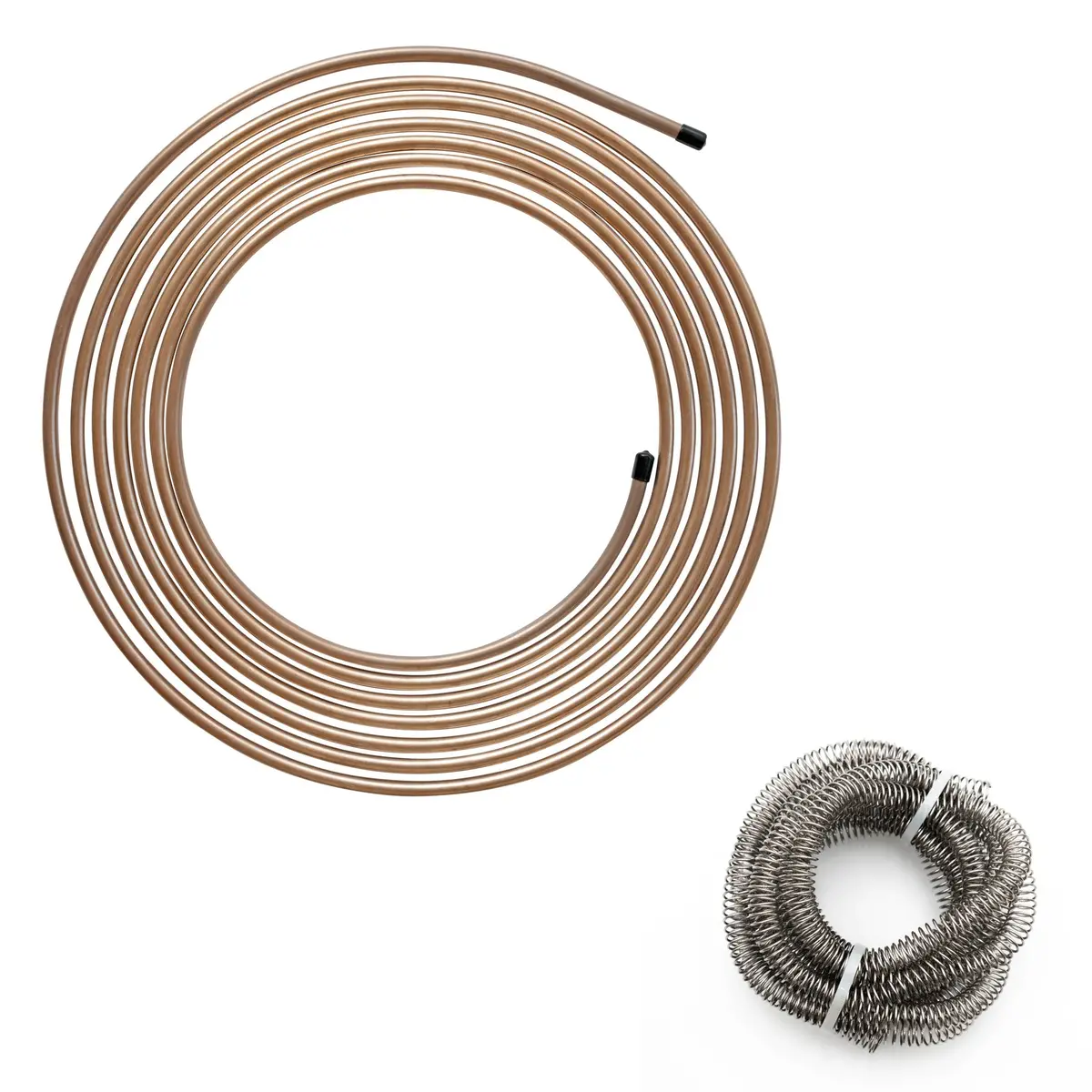 1/4" X 25 Ft Copper Nickel Coil With 16 Ft Stainless Steel Gravel Guard 1