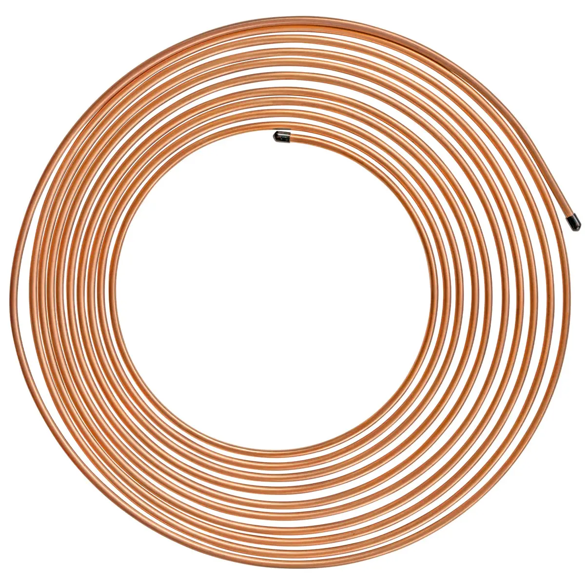 1/4" X 25' | Copper Coated Steel Tubing Coil 1