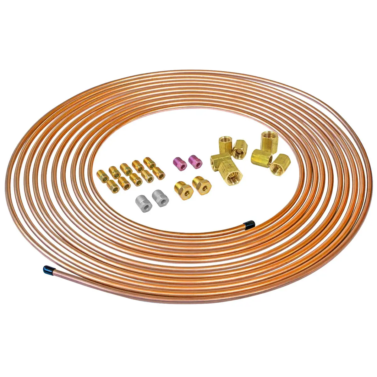 3/16" Copper-Coated Steel Brake Line Replacement Kit & Union Kit 2