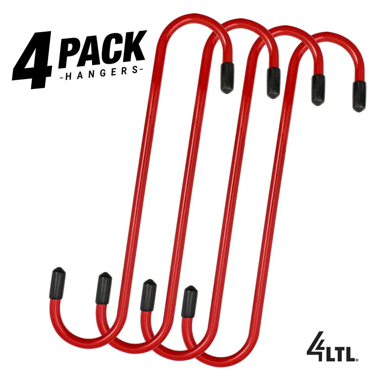 Red Powder-Coated Brake Caliper Hanger Hooks - Pack Of 4 2