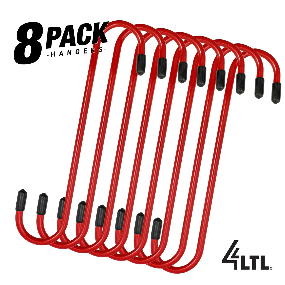Red Powder-Coated Brake Caliper Hanger Hooks – 8 Pack 2