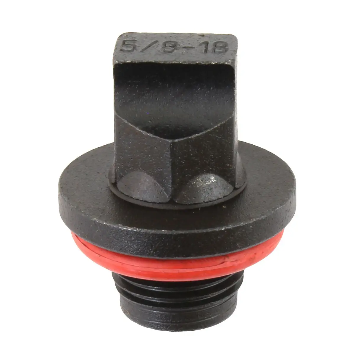 5/8-18 | 14Mm Hex | Black Oxide Coated Steel Oil Drain Plug 2