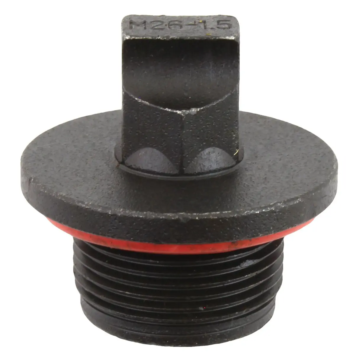 M26 X 1.50 | 14Mm Hex | Black Oxide Coated Steel Oil Drain Plug 2