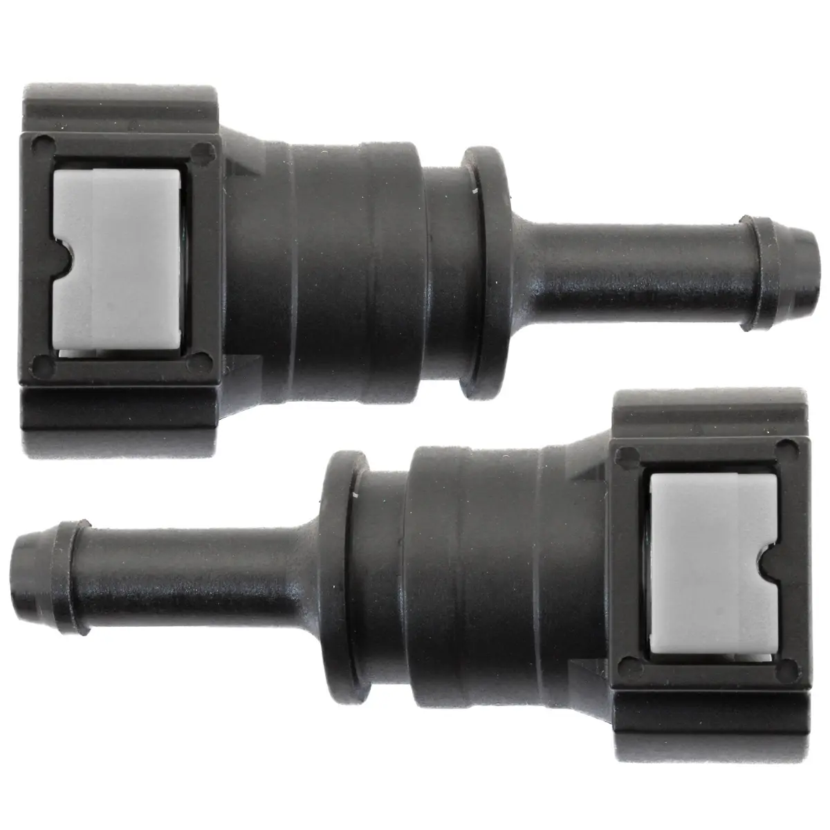 3/8" Steel To 5/16" Nylon Tubing | Straight Push-On | 2Ct 1
